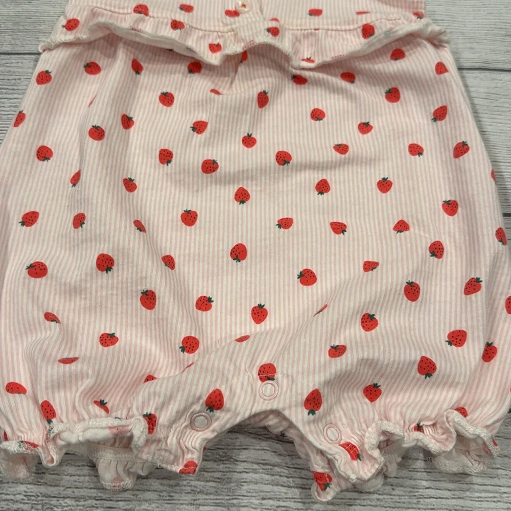 Carter’s Baby Girls Strawberry Print Romper